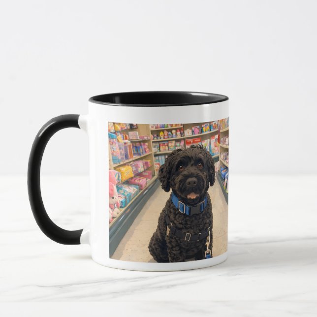 Portuguese Water Dogs Anime Coffee Mug Mugg (Vänster)