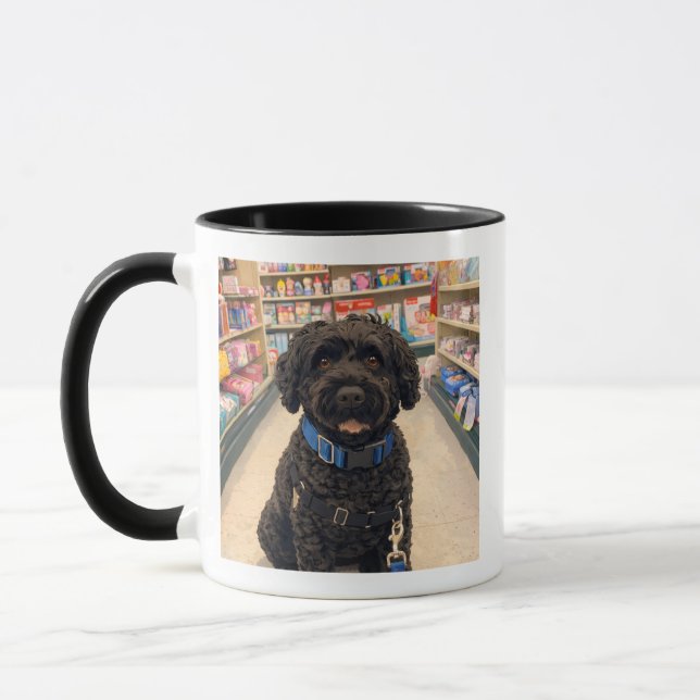 Portuguese Water Dogs Anime Coffee Mug Mugg (Vänster)