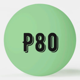 Porty monogrammed P80 Pingisboll