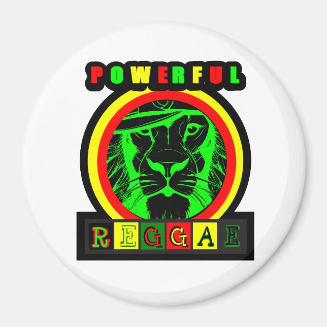 Porwerful Reggae  Magnet (Framsidan)