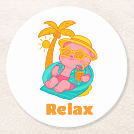 Posa vasos underlägg papper rund