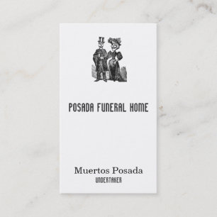 Posada Skeleton par Visitkort