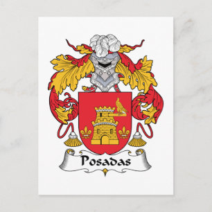 Posadas Family Crest Vykort