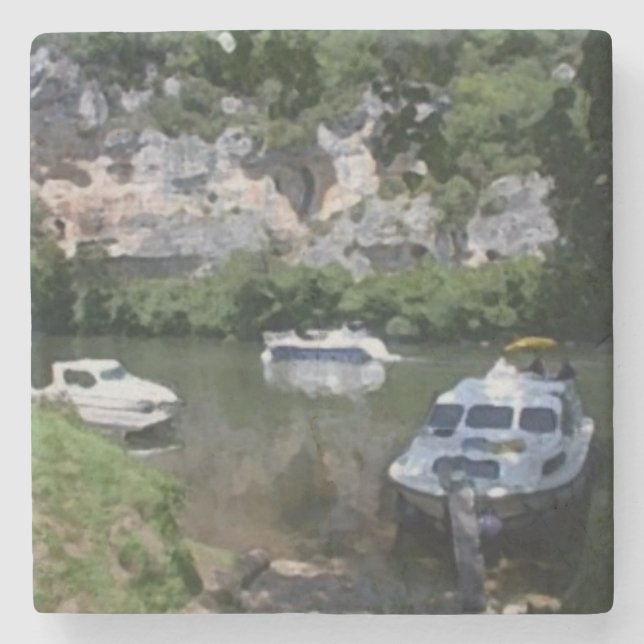 Posavaso canal underlägg sten (Framsidan)