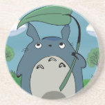 Posavaso de arenisca underlägg<br><div class="desc">Posavasos de Totoro con fondo especial de la película "Mi Vecino Totoro"</div>