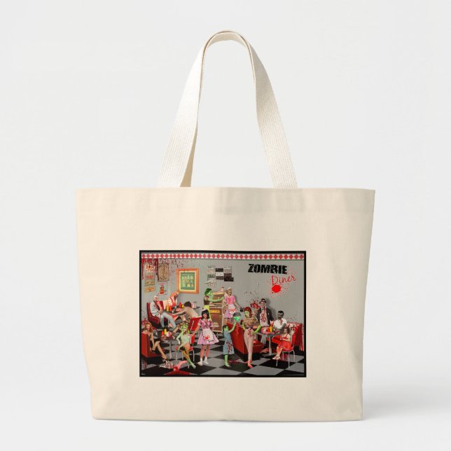 Posavasos De Piedra Zombie Diner Jumbo Tygkasse (Framsidan)