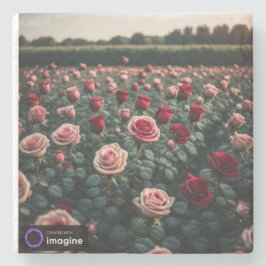 Posavasos flores rosas stenunderlägg