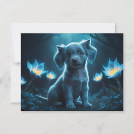Poscards Chat Bleu 06 Vykort