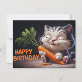 Poscards Happy Birthday Petit Chat 11 Vykort
