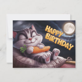 Poscards Happy Birthday Petit Chat Vykort