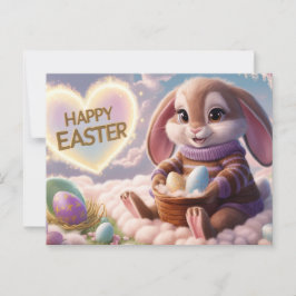 Poscards Happy Easter Lapin 08 Vykort
