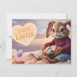 Poscards Happy Easter Lapin 09 Vykort