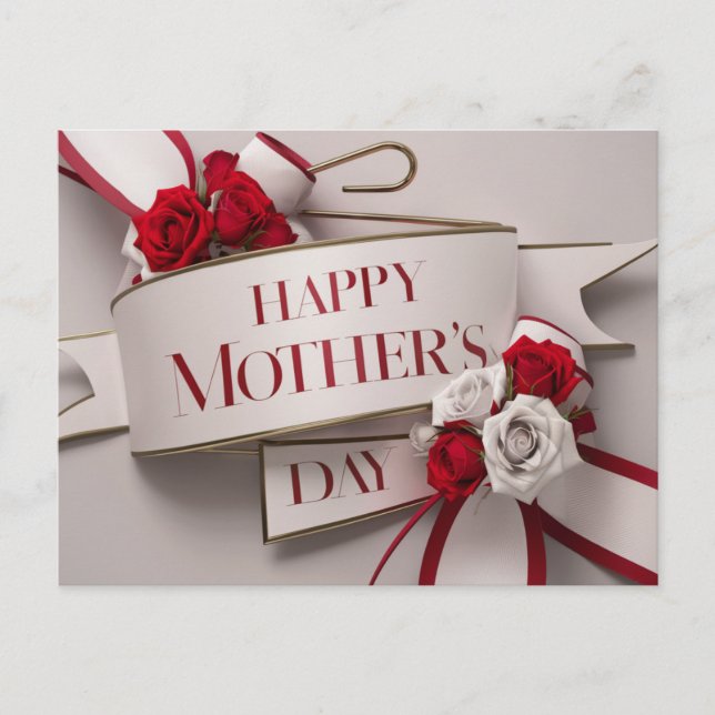 Poscards Mother's Day Fleur 02 Vykort (Framsida)
