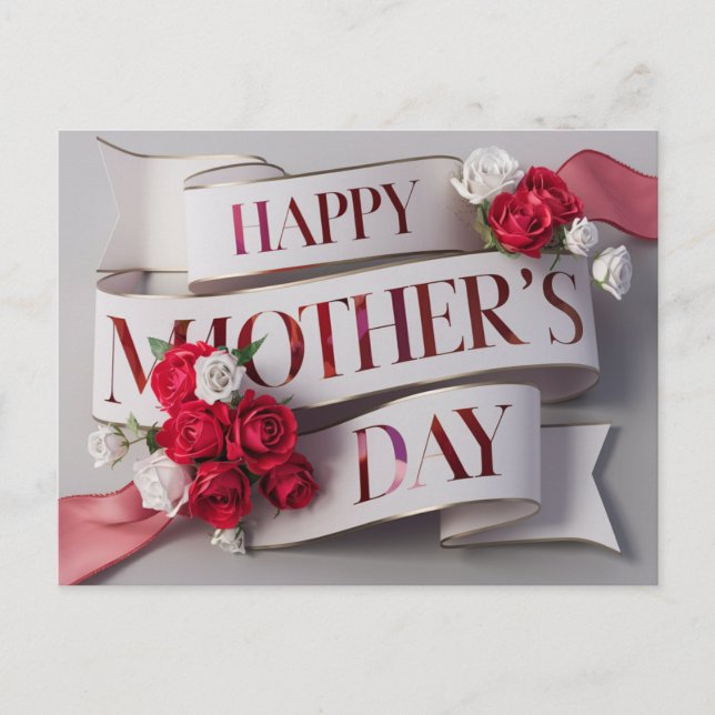Poscards Mother's Day Fleur Vykort (Framsida)