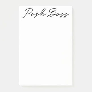 Posch Chef 4x6 Minimalistiska anteckningar Post-it Block