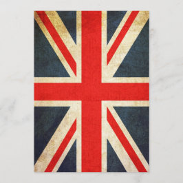 Posch Union Jack Anpassningsbar Call (Lodrät) Inbjudningar