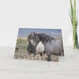 Poseidon and His Mare Greeting Card Inbjudan