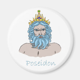 Poseidon - den grekiska guden av Sea magnet