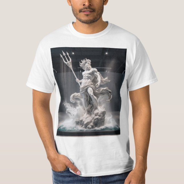 Poseidón, el dios del océano t shirt (Framsida)