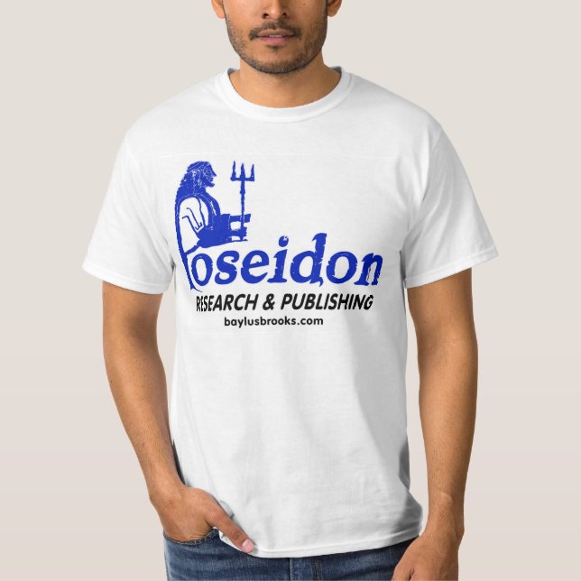 Poseidon forskning & publicera t shirt (Framsida)