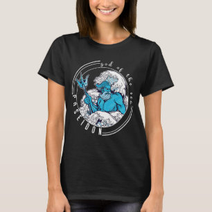 Poseidon Grekiska gudenHero Utbildning Havets gud T Shirt