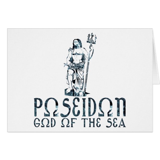 Poseidon Hälsningskort (Framsidan Horizontal)
