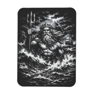 Poseidon — Härskare över djupet av BurnsInHell Magnet