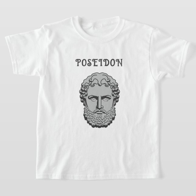 Poseidon, Havets gud, T-Shirt (Laydown)