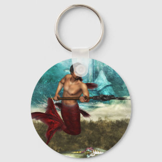 Poseidon Merman Nyckelring