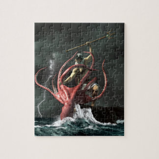 Poseidon mot Kraken Pussel
