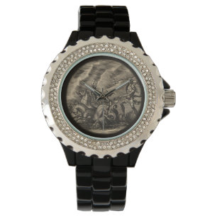 Poseidon och hans drivande triumfvagn för havshä armbandsur