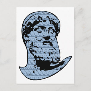 Poseidon statue vykort
