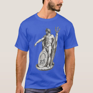 Poseidon Trident grekiska Gud Mythology T Shirt