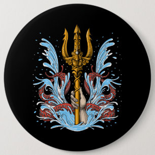 Poseidon Trident Knapp