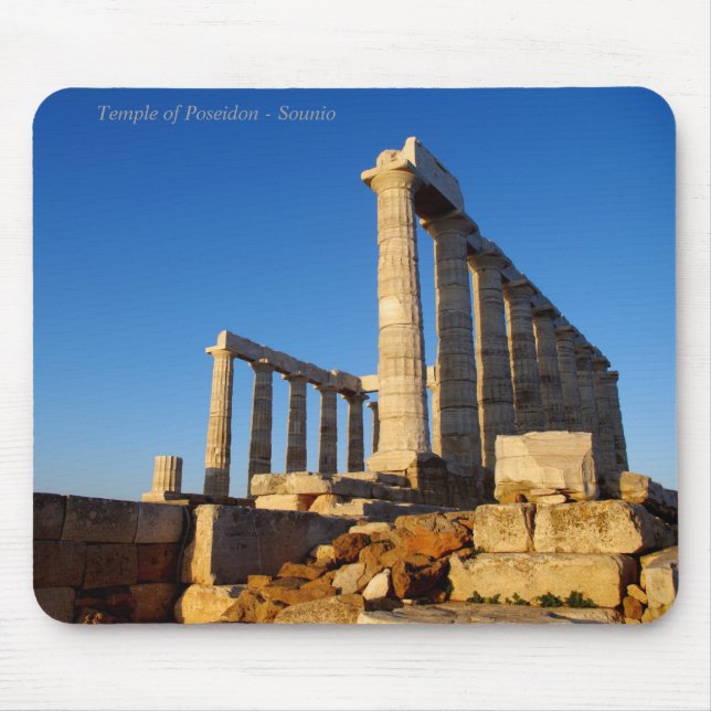 Poseidontemplet i Sounio Musmatta (Framsidan)
