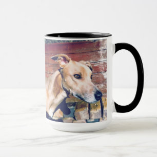 Posera hunden mugg