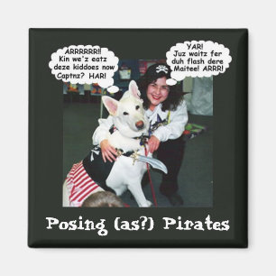 Posera (som?) pirater magnet