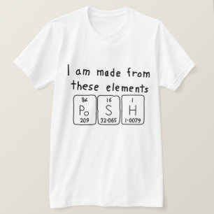 Poseric bord namn shirt t-shirt