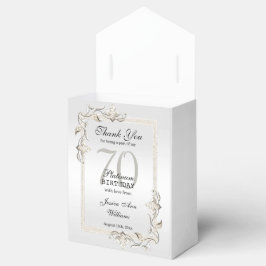 Posh 70:e platinumfödelsedagen presentaskar