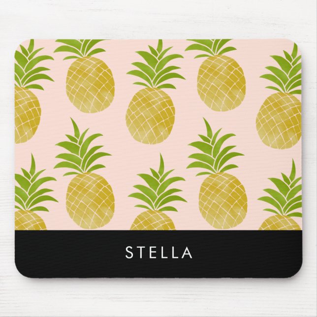 Posh ananas Mousepad Musmatta (Framsidan)