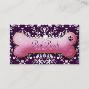 Posh aubergine för Pooch 311 Visitkort