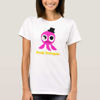 Posh bläckfiskflickaT-tröja T-shirt