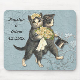 Posh Cats Bröllop Blue Musmatta