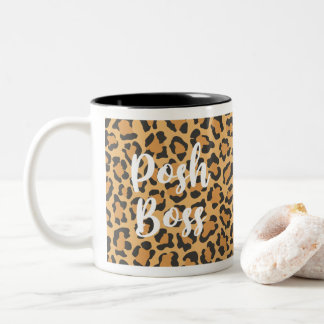 Posh Chef Leopard tryckt kaffe Mugg