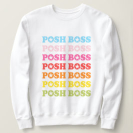 Posh Chef Star Studerad Rainbow Sweater T Shirt