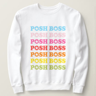 Posh Chef Star Studerad Rainbow Sweater T Shirt