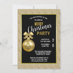 Posh Decorative jul Inbjudningar