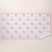Posh Doodle Hund Kärlek Beach Towel