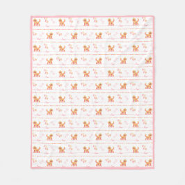 Posh Doodle Hund Kärlek Fleece Blanket