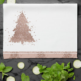 Posh Julgran | Glam Ro Guld Luxurious Kökshandduk